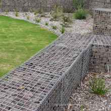 China supplier easy installation  decorative galvanized welded gabion iron wire stone cage